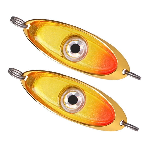 Mosiee 2Pcs Slant Slicing Fisheye Light 9G 13G Bait Bait Light Trap Light Bait