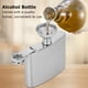 thumbnail image 3 of Botella de vino de 1 a 5 oz, frasco de whisky de vino de acero inoxidable portátil, elegante botella de alcohol Cotainer con embudo(4), 3 of 5