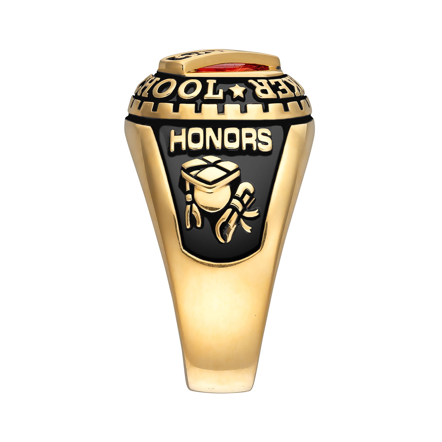 Order Now for 2025 Graduation, Freestyle Women's Bridge Birthstone Class Ring Sterling Silver, Personalized, High School or College Graduation