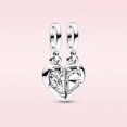 thumbnail image 1 of Disney-abalorio de plata de ley 925 para mujer, dije con forma de corazón, Bella, compatible con pulsera pandora original, joyería, regalo de amor, 1 of 4