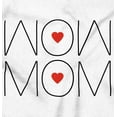 thumbnail image 2 of Wow Mom Cute Mothers Day Hearts Women's Long Sleeve T Shirt Brisco Brands S, 2 of 6