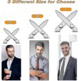thumbnail image 2 of 3 Pairs Of Stainless Steel Collar Reinforcement, Collar Stay Shirt Collar, 2 of 5