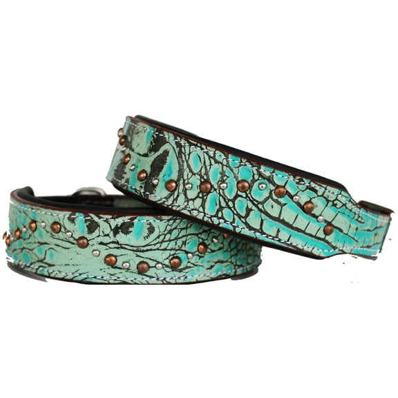 XSmall 9''- 13'' Dog Puppy Collar Genuine Cow Leather Padded Canine 60109