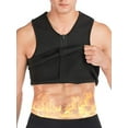 thumbnail image 1 of SAYFUT Neoprene Sauna Suit for Men Waist Trainer Vest Zipper Body Shaper Waist Trainer Cincher Compression Shapewear, 1 of 7