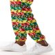 thumbnail image 4 of Puntoco Pantalones holgados con bolsillos y cordón de gran tamaño con estampado para hombre, 4 of 7
