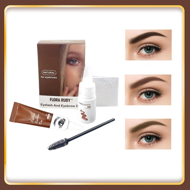 de tinte para cejas y ñas, de Color de tinte de 15 tiempo de tiempo de tiempo de , de tinte de larga duración, potenciador de cejas de tinte , color claro ón claro Yinane Tinte en gel para cejas