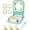 3-Shape Light Blue, variant on CHICHAUS Uncrustable Sandwich Maker, Sandwich Pocket Circle Shape Cutter & Sealer for Kids Breakfast and Lunchboxes, Light Blue, 3.7Inch