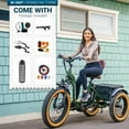 thumbnail image 2 of Addmotor Electric Trike for Adults, 1000W Mid-Drive Electric Trike, 160NM Torque, 85Miles, 48V 20Ah Etrike, GRANDTAN TURBO Electric Tricycle, 450LBS, 3 Wheel Electric Bike, Parking Brake, Differential, 2 of 9