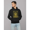 thumbnail image 2 of Radiant Churro Art Deco Style Graphic Design Men's Hoodie, 2 of 4