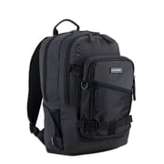 Eastsport Unisex Travel Backpack with Removable Shoulder Bag, Black