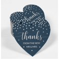 thumbnail image 2 of Inkdotpot Pack Of 100 Real Silver Foil Paper Tags Thanks From The New Wedding Favor Hang Tags, 2 of 6
