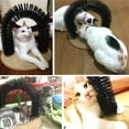 thumbnail image 7 of Cat Self Groomer Brushes for Indoor Cats,  Arch Grooming Brush with Scratching Toy, Cat Hair Massage and Grooming Station, 7 of 7