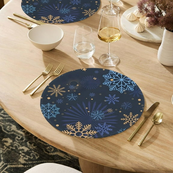 Christmas Placemats | Galactic | Holiday Dinner Table Decor | 4 Pack