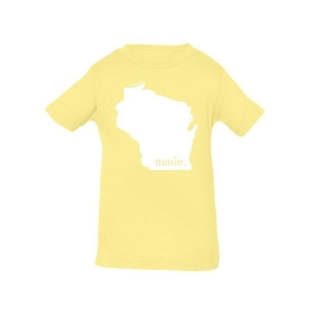 

Made In Wisconsin T-Shirt Infant -Smartprints Designs 12 Months