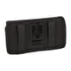 thumbnail image 4 of Funda de nailon para cinturón de teléfono, funda para cinturón de teléfono móvil con clip para cinturón, color negro, para iPhone 14 Pro 14 13 Mini y Samsung Galaxy S23, 4 of 15