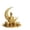 B, variant on 5PCS Ramadan Acrylic Crescent Moon Lantern Decor Set 7.87 Inches Tabletop Islamic Festival Ornaments for Living Room Display, Eid Mubarak Home Decoration Accent