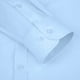 thumbnail image 4 of pstuiky Camisas casuales de manga larga para hombre, Camisa informal de color liso con botones, manga larga, cuello vuelto, transpirable y elástica para hombre Tops casuales para hombres xxxl, 4 of 5