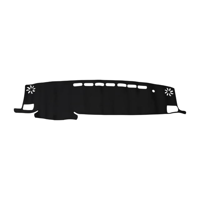 Cubierta del Tablero para Toyota Highlander 2020-2025 con alfombrilla de tablero HUD, cuero sintético negro