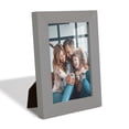 thumbnail image 4 of Grooved 4 in. x 6 in. Grey Picture Frame Set (Set of 4), 4 of 6