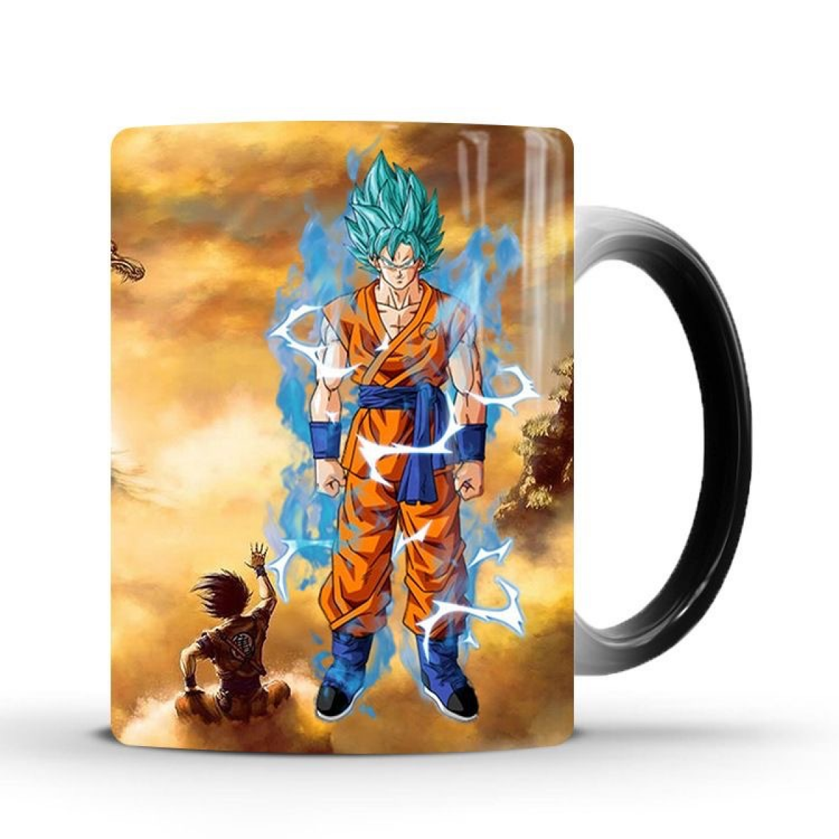 YIXINGCHEN Heat Changing Mug, 11 oz Cartoon Chainsaw Man Patterns