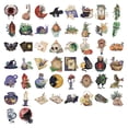 thumbnail image 6 of Halloween Vintage Witch Art Stickers Pack Of 50 Waterproof PVC Decals With Magical Creature Designs For Laptop Craft, 6 of 8