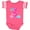 Football Pink and White, variant on Inktastic Dinosaur Party-first Birthday Girls Baby Bodysuit