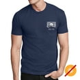 thumbnail image 3 of DelSol Men Crew Tee - Wanderlsut - Indigo, 1 Pc T-Shirt (2XL), 3 of 3