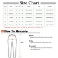 thumbnail image 3 of WHLBF Women's Pants Clearance Fashion Solid Casual Slimming Mid Waist Jeans Capris Pants Light Blue 6(M), 3 of 6