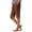 Coffee_003, variant on Women Cotton Linen Shorts Casual Relaxed Fit Button Down Knee Length Bermuda Shorts Summer 2026 Fashion Wide-Leg Elastic Waist Workout Shorts Coffee XXL