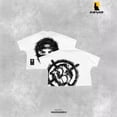 thumbnail image 4 of Camiseta de gran tamaño Retro Punk Rock, Top de manga corta de algodón con estampado gráfico de payaso Harajuku de Hip Hop, 4 of 4