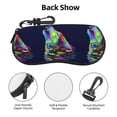 thumbnail image 3 of Sikiie Howling Wolf Sunglasses Soft Case Neoprene Zipper Eyeglass Case, Zipper Portable Spectacle Cases for Men Women, 3 of 6