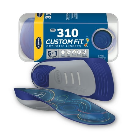 Dr. Scholl’s® Custom Fit® Foot Orthotics 3/4 Length Inserts, CF 310, All-Day Pain Relief for Feet