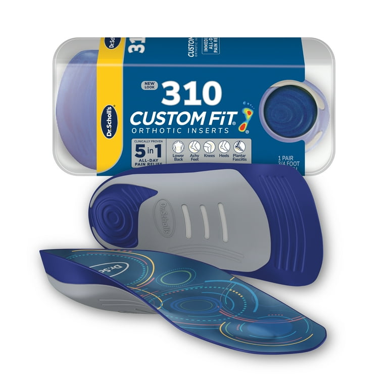 Scholl's Custom Fit Orthotic Inserts, CF 310, 3/4 Length