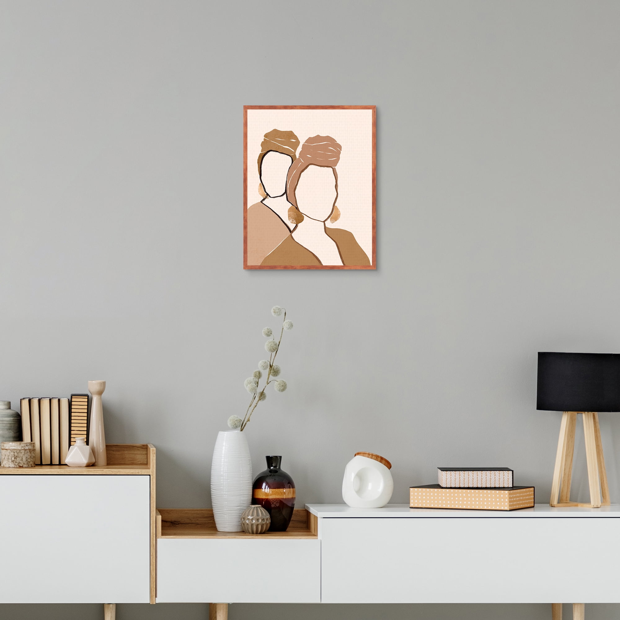 Women by Bria Nicole Framed Canvas Art Print