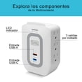 thumbnail image 3 of Multicontacto BLACK+DECKER con Salida USB A y Salida USB C, 3 of 6