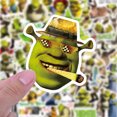 thumbnail image 3 of Paquete de pegatinas Donkey Shreks Anime, 50 unidades, 5-8 cm, para ordenador portátil y teléfono, 3 of 4