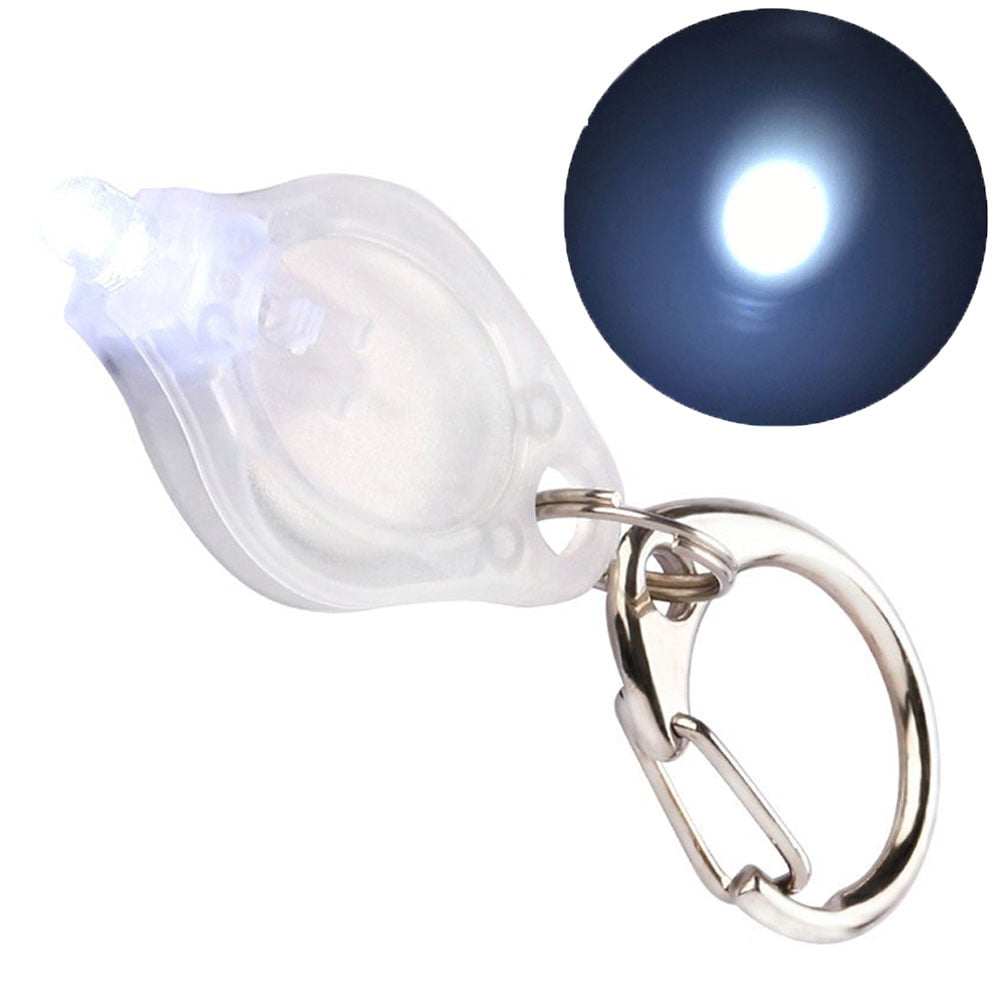 HR Outdoor UV Currency Detector Mini LED Flashlight Keychain Night Light Portab 