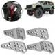 thumbnail image 4 of Soporte amortiguador de aleación de aluminio para coche teledirigido, soporte ajustable para Axial SCX10 II 90046 90047 RC, piezas de mejora, Color titanio, 4 Uds., 4 of 8