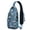 Sky-blue-63, variant on Crossbody Sling Backpack for Women Men Ocean Animal Narwhals Shoulder Sling Crossbody Casual Chest Bag for Travel Sports Running Hiking