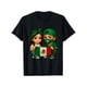 thumbnail image 1 of Fashion Designer T-Shirts - Cotton Graphic Tees with Kids Holding Mexico Flag with Soccer Ball Tee,Crewneck,Casual,ideal for everyday Wear, Tropical Gifts, 1 of 6