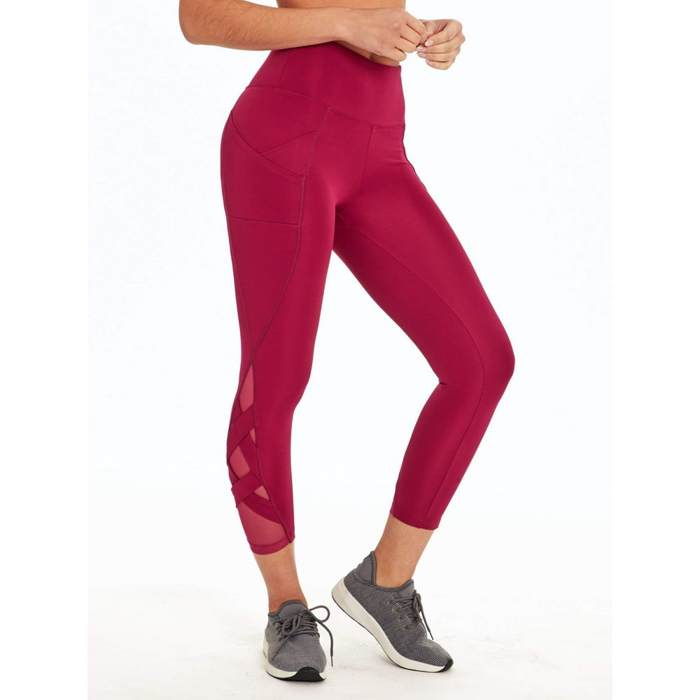 Bally Total Fitness Women's Active Exhale Mid Calf 22" Capri Legging
