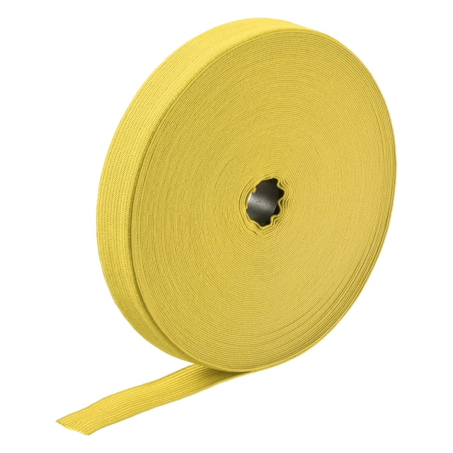 Banda elástica Unique Bargains 0.8' 20 yardas Amarillo