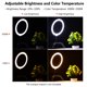 thumbnail image 2 of Luz de video de anillo de 10 pulgadas / 26 cm Luz de anillo de LED Selfie regulable 3 modos Irfora Lámpara de fotografía, 2 of 6