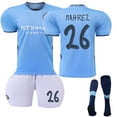 thumbnail image 1 of Maillot de Soccer Garçons Filles Enfants DOKU 11 RODRIGO 16 GREALISH 10 MAHREZ 26, 1 of 2