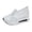 White, variant on Affordable Women'S Platform Sneakers Women'S Patterned Workout Sneakers Ladies Fashion Breathable Mmesh Sequin Decoration Thick Soled Casual Sports Rocking Shoes