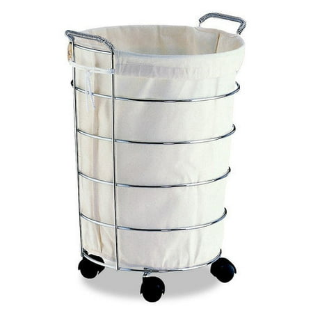 Organize It All Laundry Basket with Canvas Bag