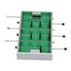thumbnail image 3 of Mesa de futbolín, mesa de futbolín de mano de obra fina, mesa de futbolín, juegos deportivos, grado profesional Jadeshay A, 3 of 8