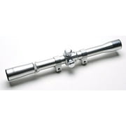 Hammers 22 Rifle Scope 4X20 with Dovetail Ring Polished Silver Chrome Finish