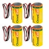 4x OmniCel ER34615HD/W High Drain Lithium Thionyl Chloride Battery Telematics