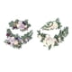 thumbnail image 1 of Corona colgante de puerta delantera Colcomx Arreglo floral Telón de fondo Blanco Púrpura Beige, 1 of 8